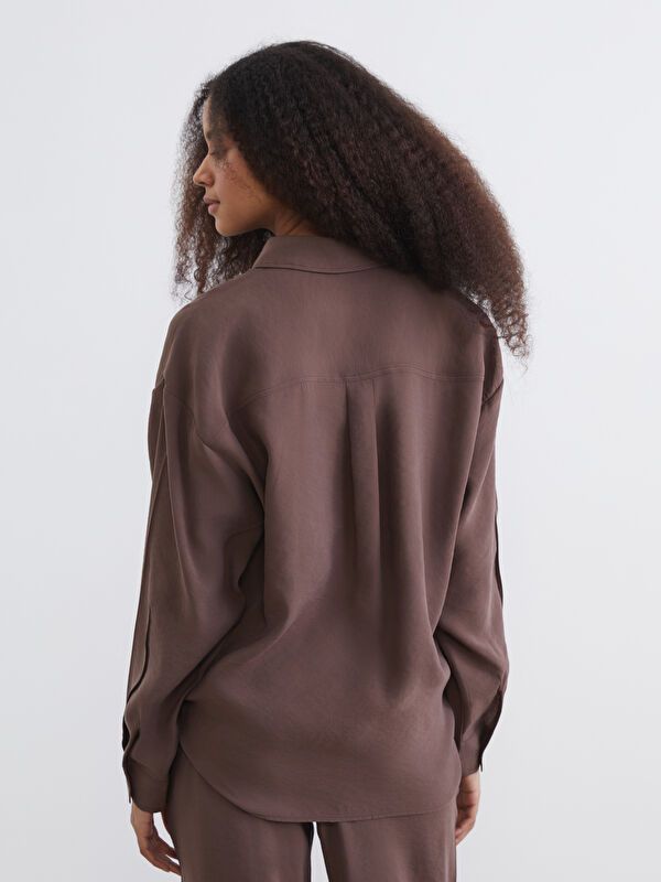 Moudda LC Waikiki - Chemise manches longues en tissu pour Femme - Tunisie 4