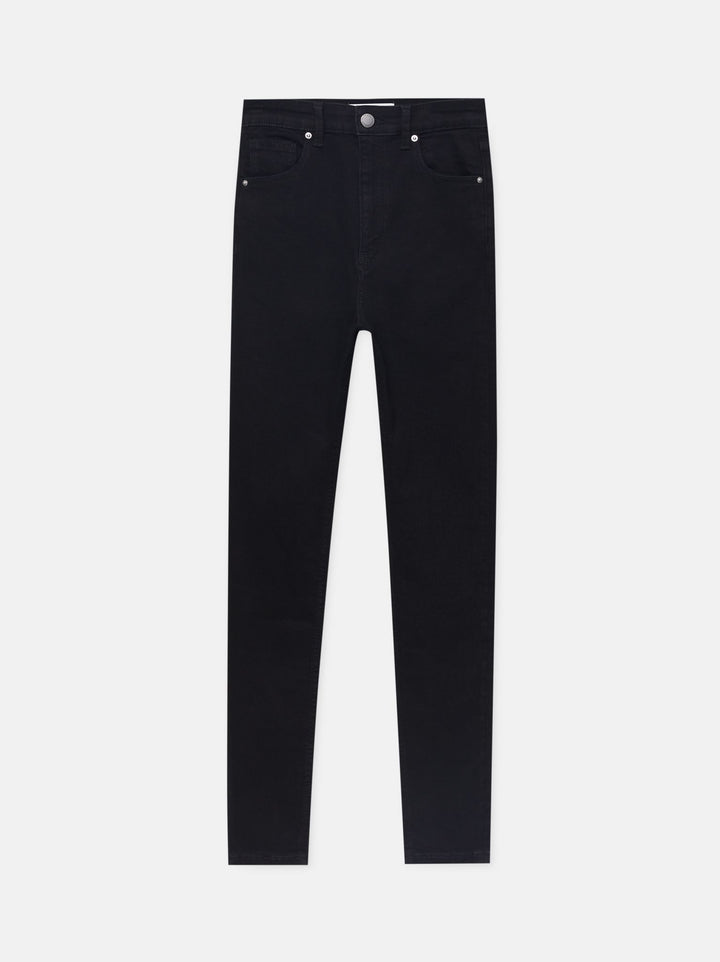 Moudda PULL & BEAR - Pantalon Skinny Super Taille Haute Noir - Tunisie 5
