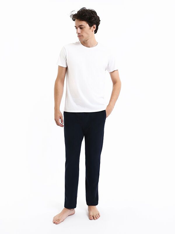 Moudda LC Waikiki - Ensemble pyjama en jersey à manches longues et bas longs pour Hommes - Tunisie 1