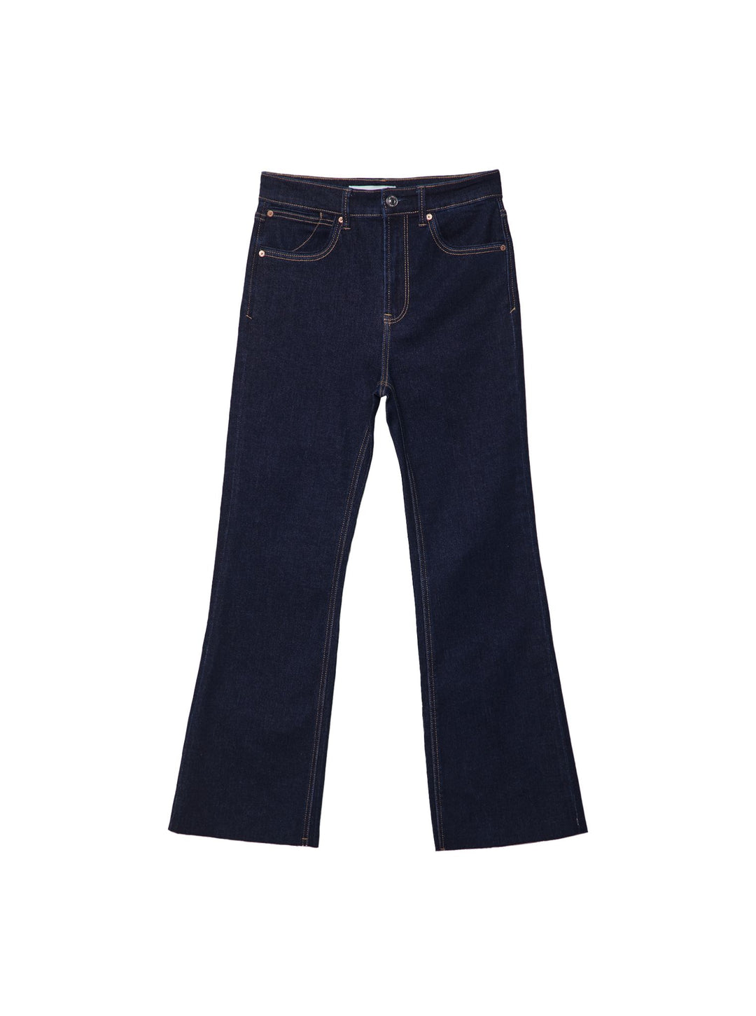 Moudda STRADIVARIUS - Jean Crop Flare en Denim - Tunisie 2