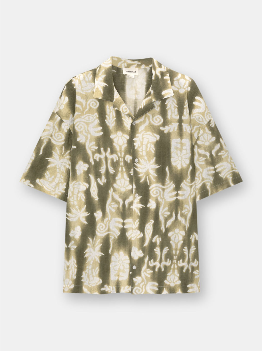 Moudda PULL & BEAR - Chemise Demi-Manches Imprimé Acid Dye Jungle - Tunisie 1
