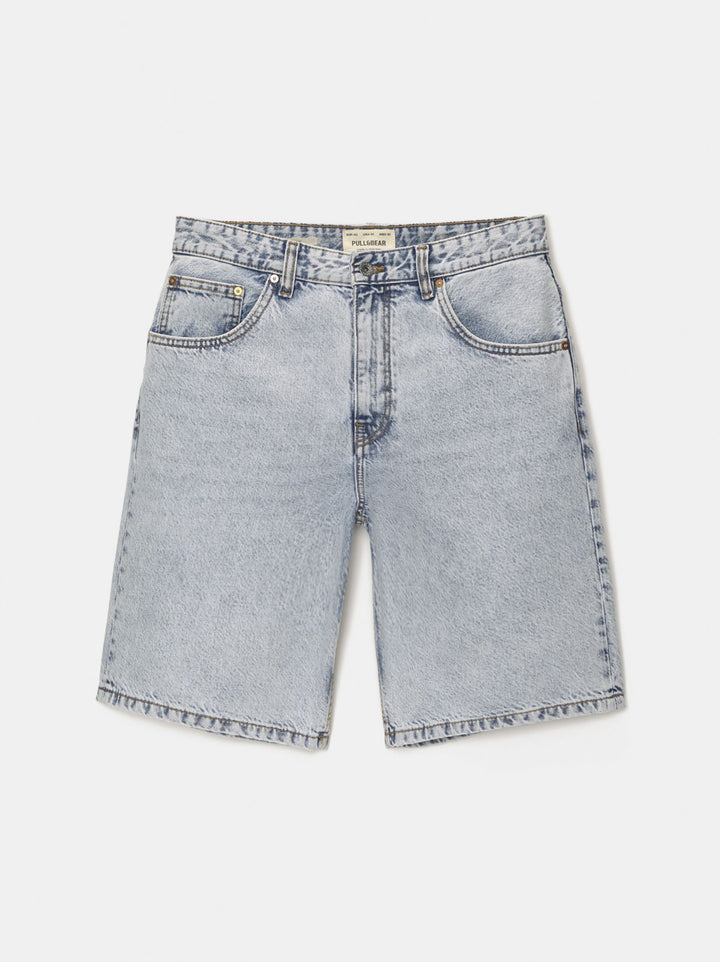 Moudda PULL & BEAR - Bermuda Denim Baggy MK STWD - Tunisie 4