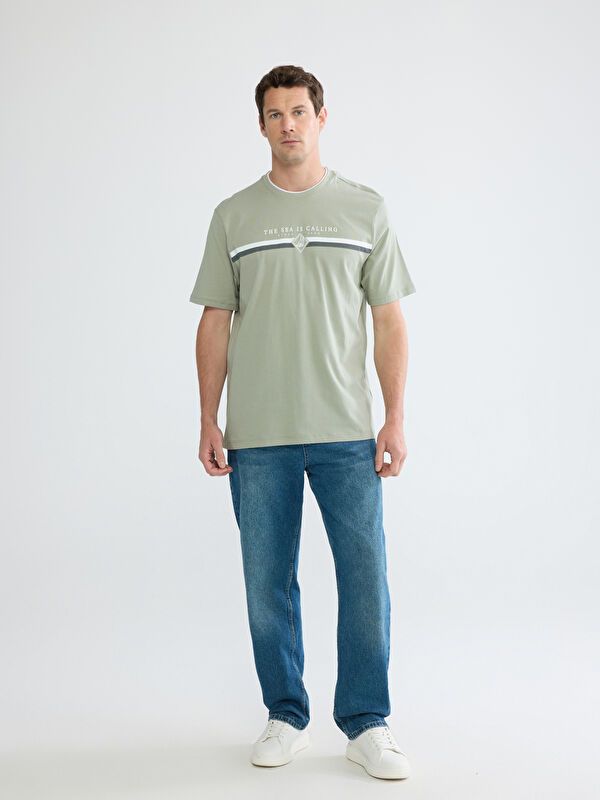 Moudda LC Waikiki - T-shirt imprimé manches courtes en jersey pour Homme - Tunisie 2