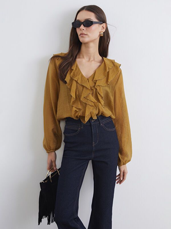 Moudda LC Waikiki - Chemisier (blouse) manches longues en tissu - Tunisie 5
