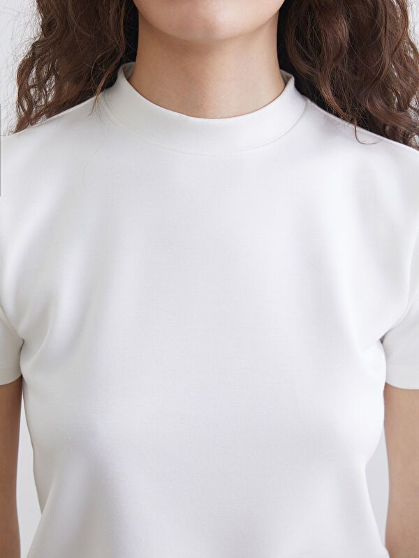 Moudda LC Waikiki - Body basique manches courtes en jersey pour Femme - Tunisie 3
