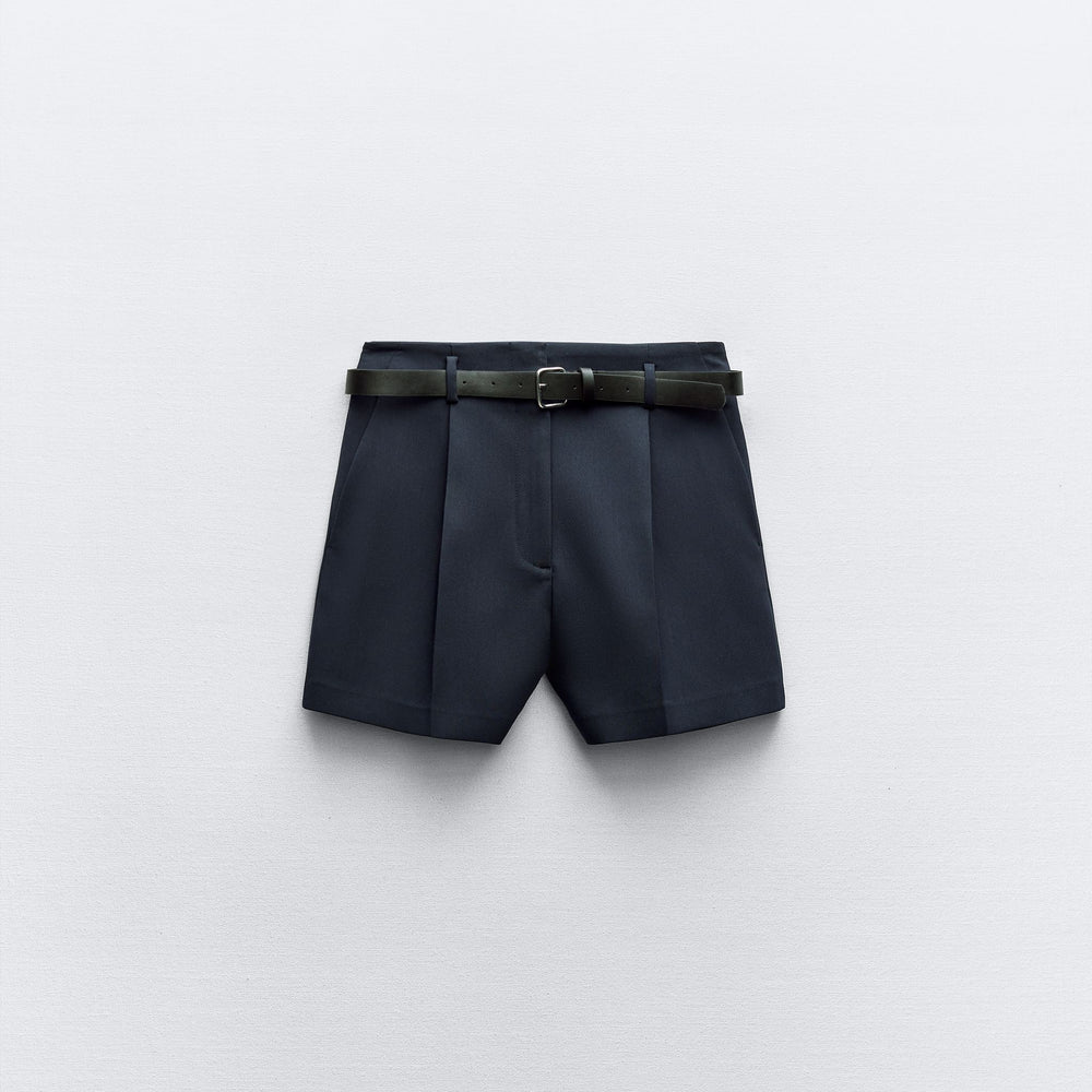 Moudda ZARA - Short à ceinture boucle carrée argentée - Tunisie 2