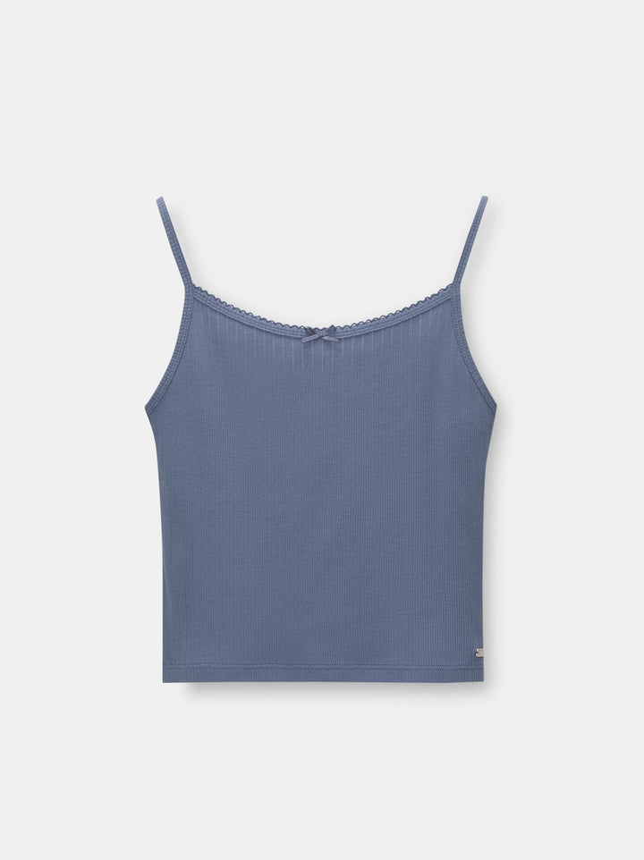 Moudda PULL & BEAR - Top Pacific Dentelle Bleue - Tunisie 1