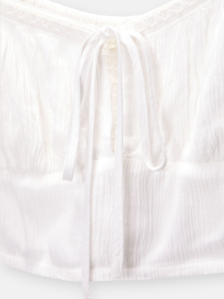 Moudda PULL & BEAR - Top Fronces Dentelle - Tunisie 2