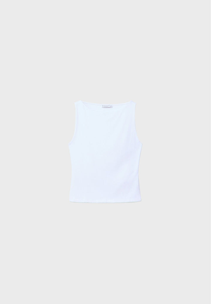 Moudda STRADIVARIUS - Top en Polyamide S/M Encolure Bateau - Tunisie 2