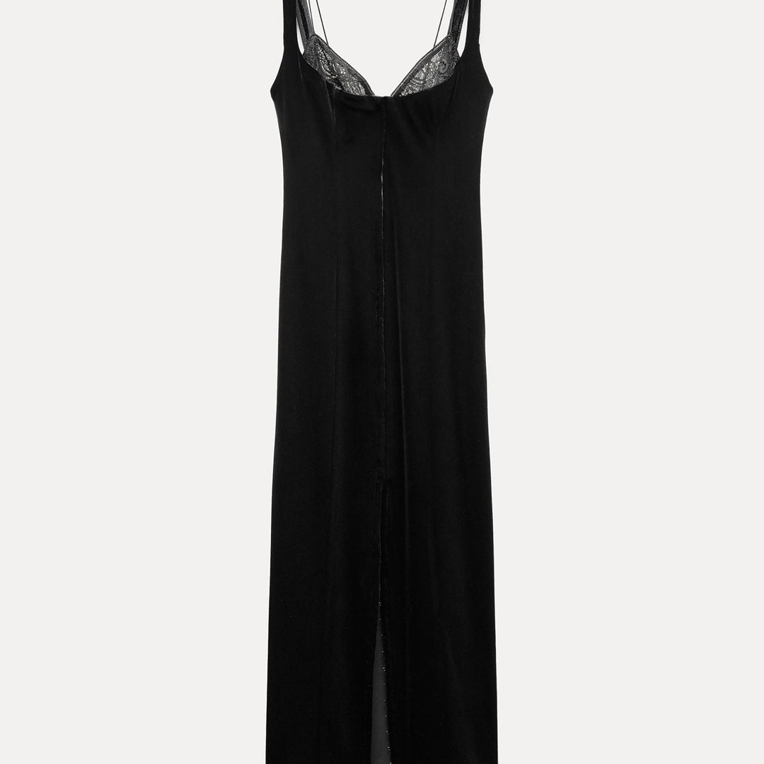 Moudda ZARA - Robe corset en velours avec dentelle - Tunisie 1