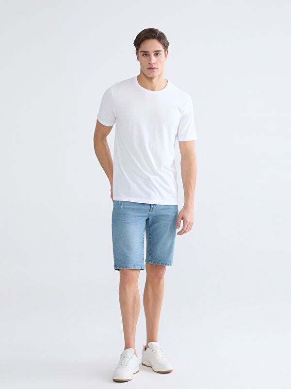 Moudda LC Waikiki - T-shirt basique col rond manches courtes en jersey pour Homme - Tunisie 2