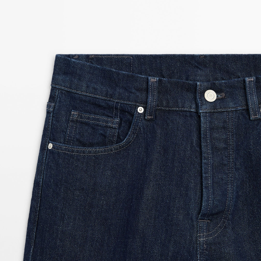Moudda Massimo Dutti - Jean taille mi-haute droit confort longueur cheville - Tunisie 7