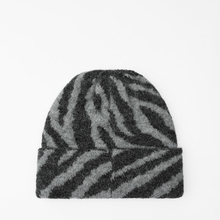 Moudda ZARA - Bonnet jacquard zèbre alpaga et laine - Tunisie 3