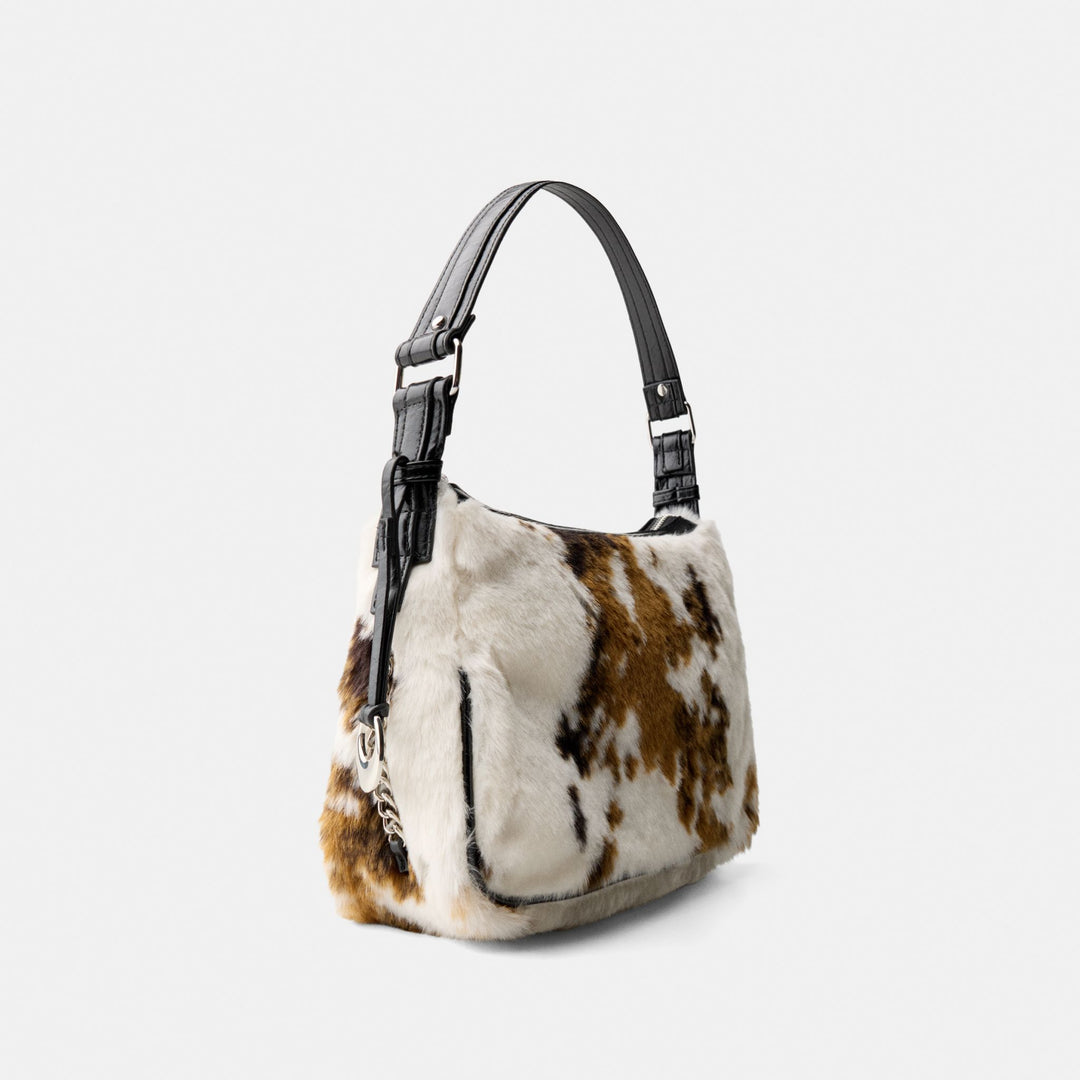Moudda BERSHKA - Sac vache marron en fourrure - Tunisie 2