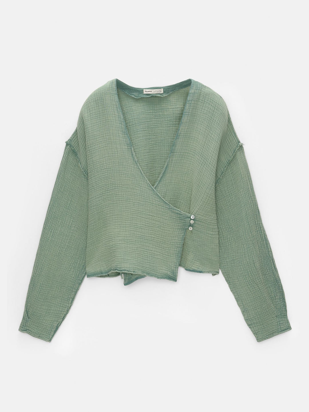 Moudda PULL & BEAR - Body Manches Longues Croisé Froissé - Tunisie 3