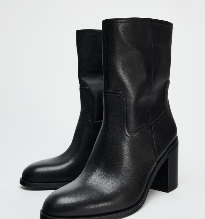 Moudda ZARA - Bottine talon large cuir - Tunisie 2