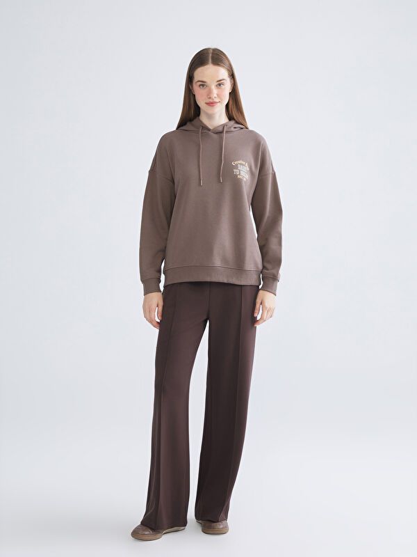 Moudda LC Waikiki - Sweatshirt en jersey Femme Brun - Tunisie 2