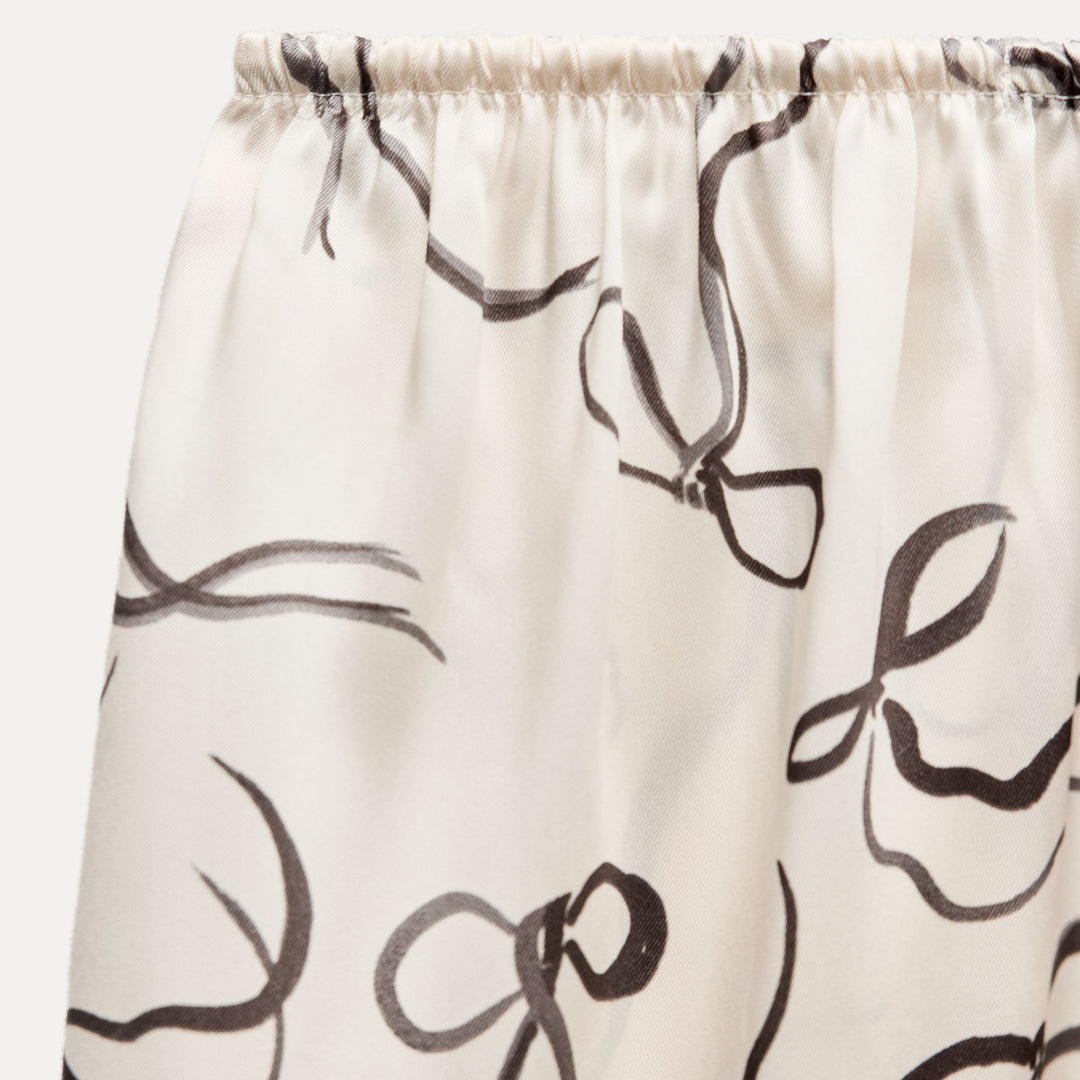 Moudda ZARA - Pantalon fluide pyjama imprimé - Tunisie 3