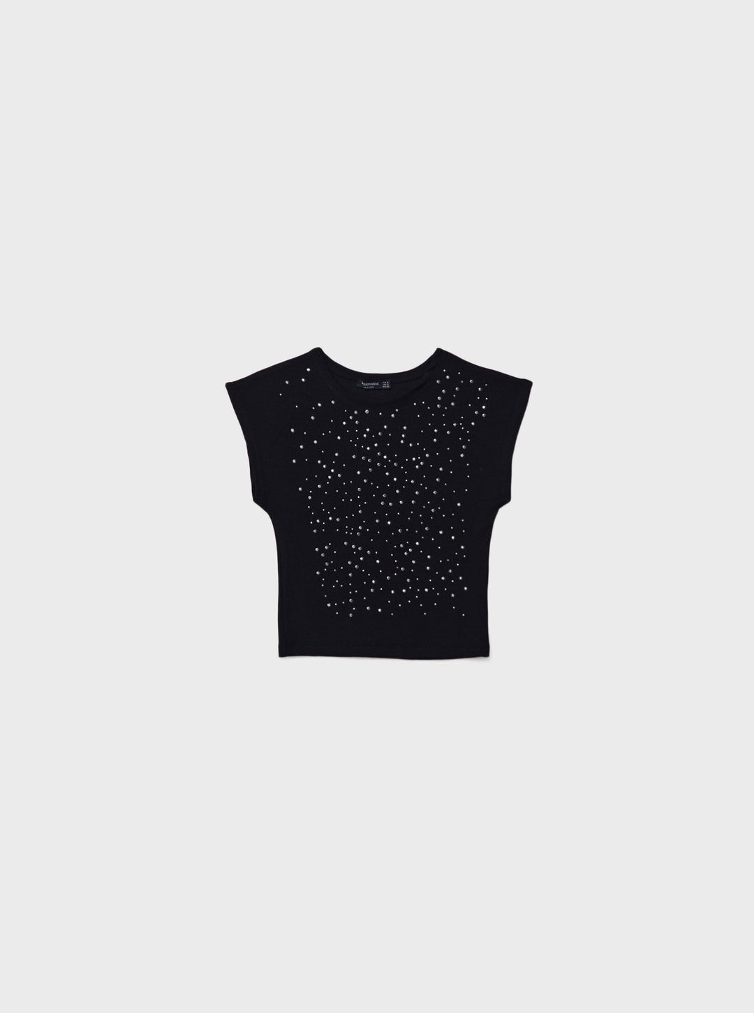 Moudda STRADIVARIUS - T-Shirt Mini Manches avec Clous - Tunisie 2