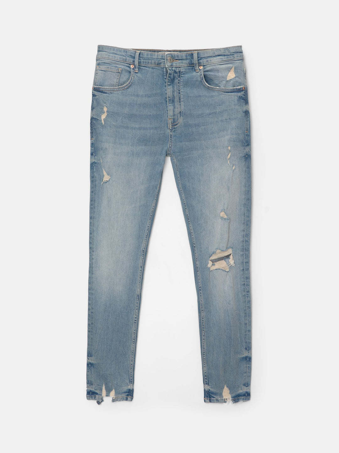 Moudda PULL & BEAR - Pantalon Denim Skinny Déchiré TK IN - Tunisie 4