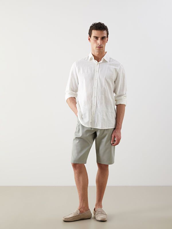 Moudda LC Waikiki - Short classique en tissu tissé pour Homme - Tunisie 1