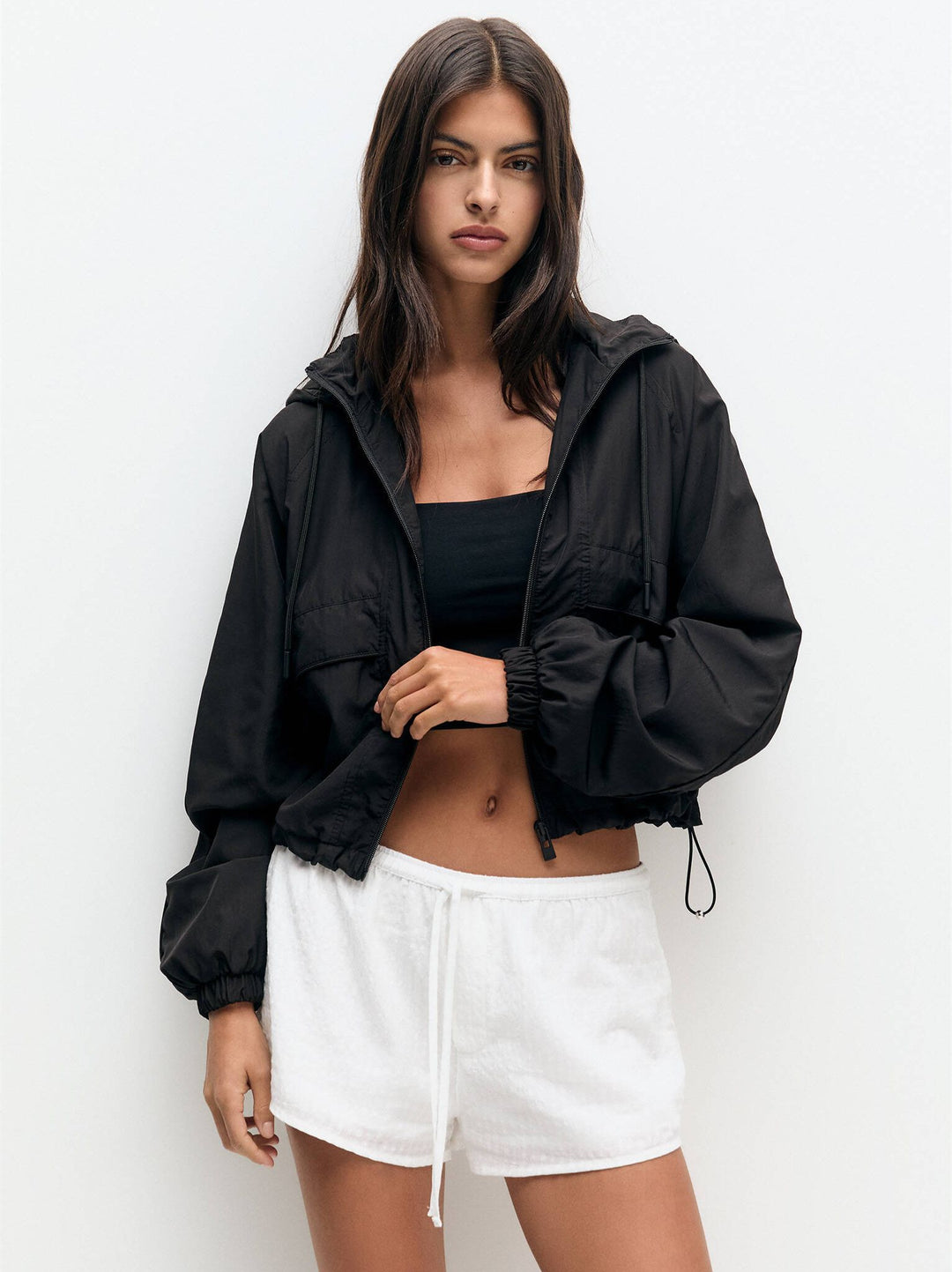 Moudda PULL & BEAR - Veste Nylon Légère Courte - Tunisie 6