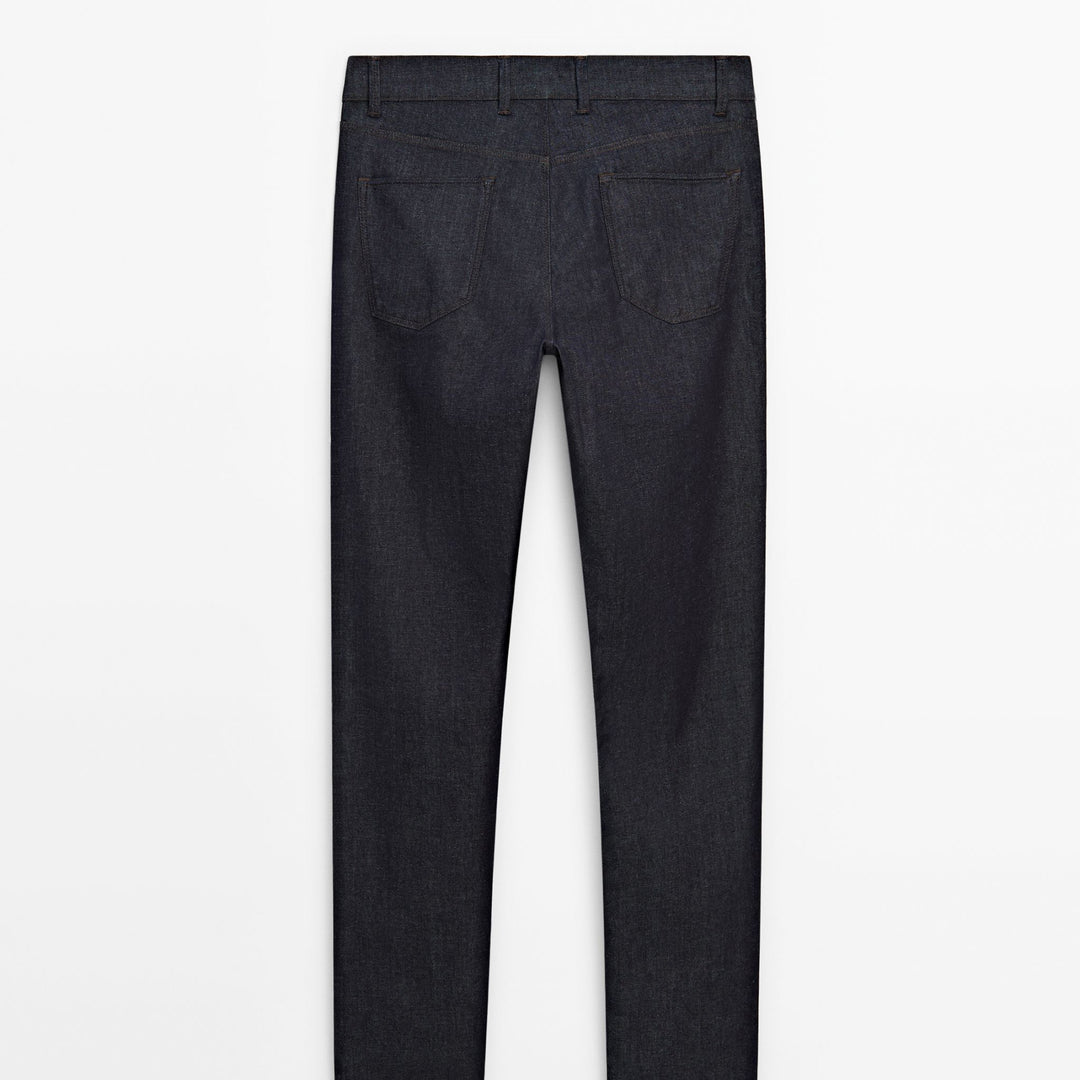 Moudda Massimo Dutti - Pantalon jean rinçé lavé coupe slim - Tunisie 3