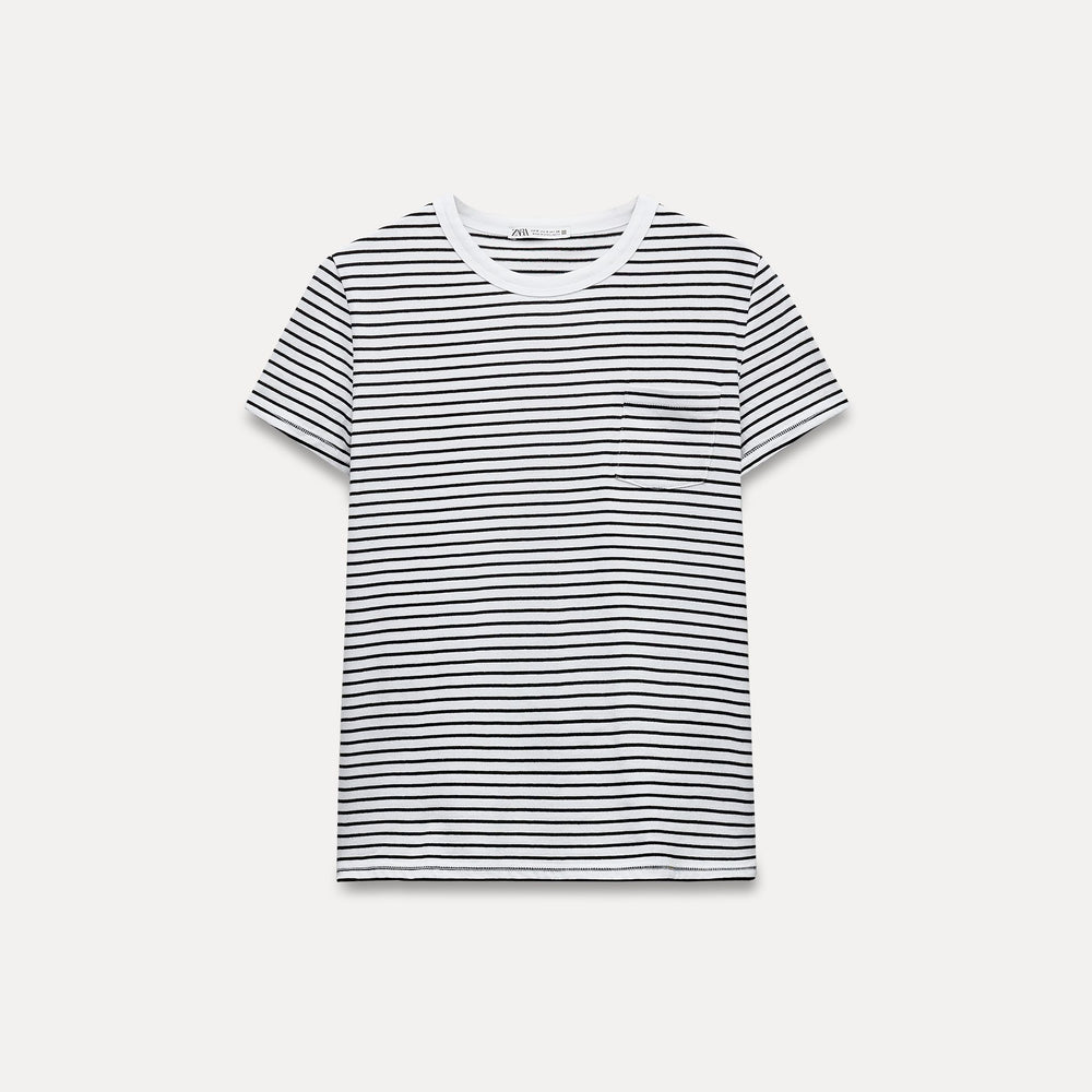 Moudda ZARA - T-shirt à Poche Col Rond - Tunisie 2