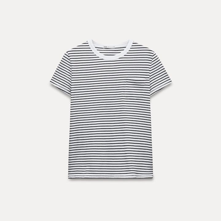 Moudda ZARA - T-shirt à Poche Col Rond - Tunisie 2