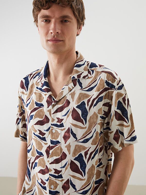 Moudda LC Waikiki - Chemise imprimée manches courtes en tissu tissé pour Homme - Tunisie 3
