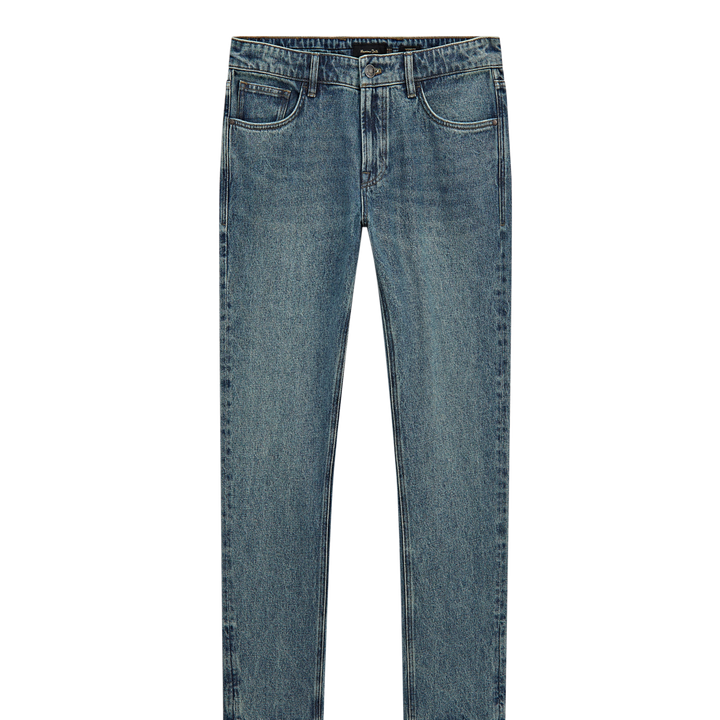 Moudda Massimo Dutti - Pantalon jean dirty stone coupe fuselée - Tunisie 1