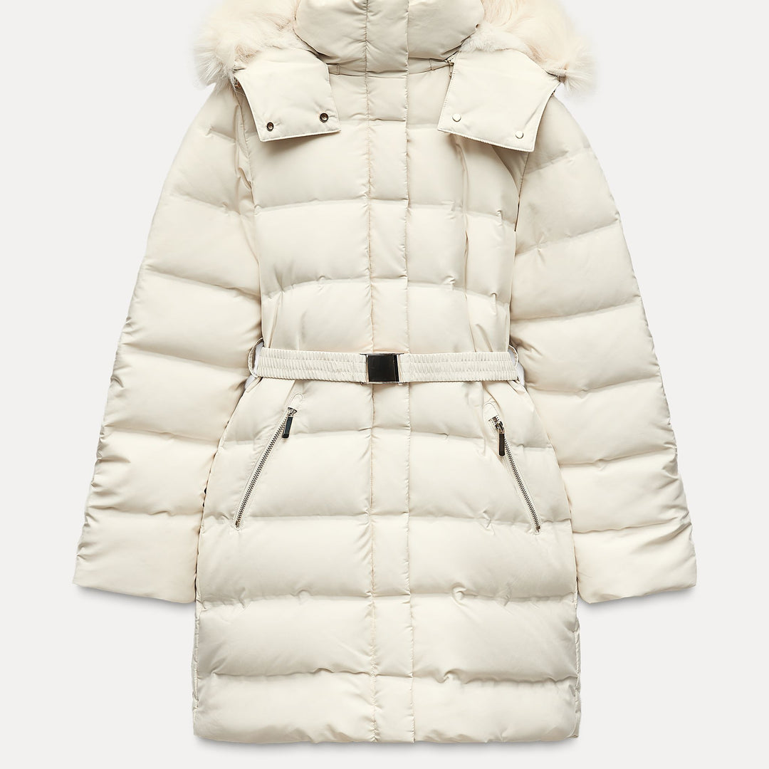Moudda ZARA - Anorak Long en Duvet avec Ceinture - Tunisie 2