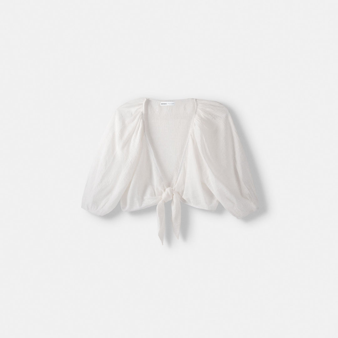 Moudda BERSHKA - Chemise structurée avec nœud - Tunisie 1