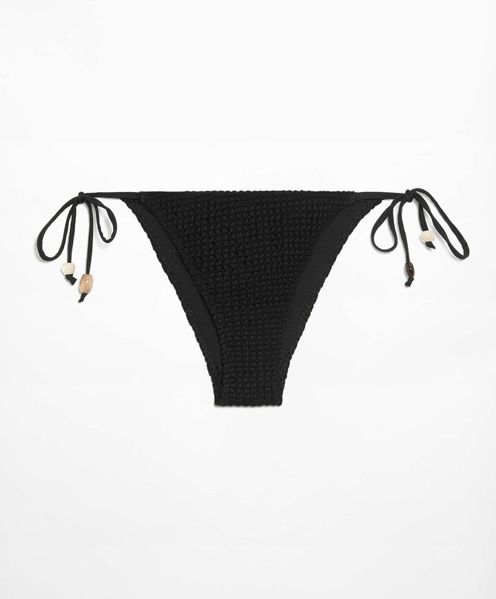 Moudda Oysho - Culotte Moyenne à Nœuds Crochet Uni - Tunisie 4