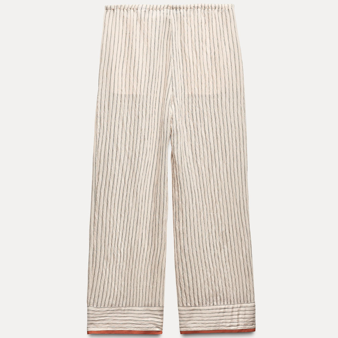 Moudda ZARA - Set pantalon pyjama rayé combiné - Tunisie 1