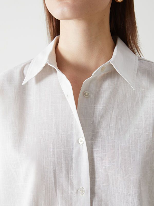 Moudda LC Waikiki - Chemise manches longues en tissu pour Femme - Tunisie 3