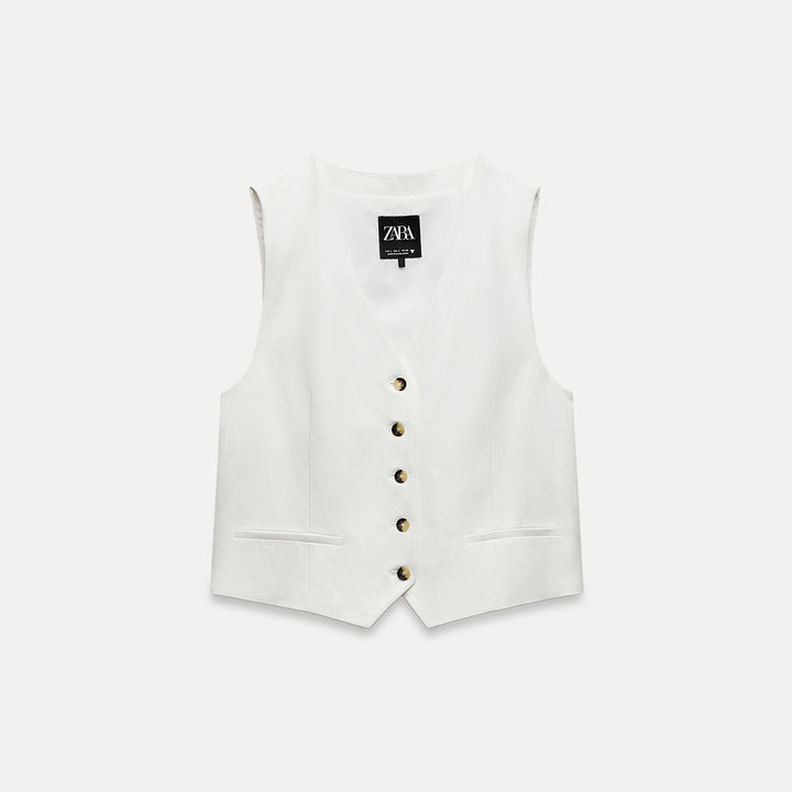 Moudda ZARA - Gilet masculin en lin bande dos - Tunisie 1