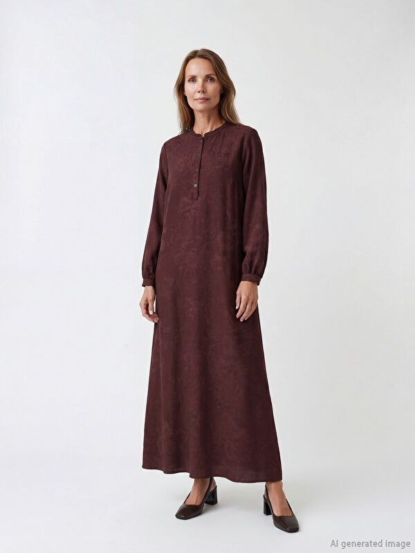 Moudda LC Waikiki - Robe manches longues en tissu pour Femme - Tunisie 2
