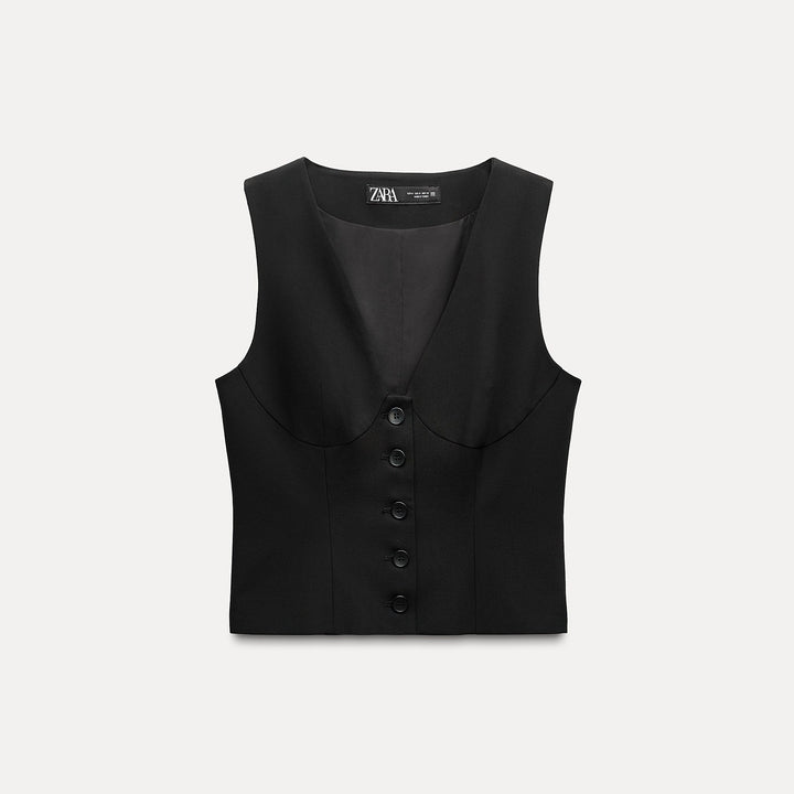 Moudda ZARA - Ensemble gilet boutonné à motifs - Tunisie 1