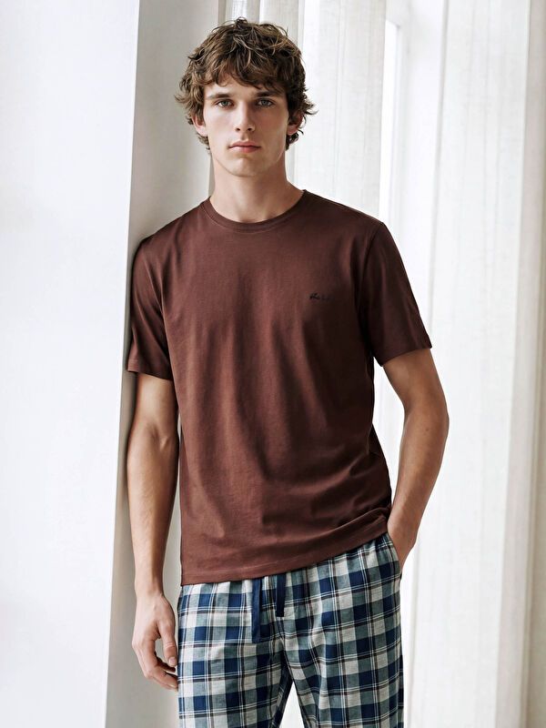 Moudda LC Waikiki - Ensemble pyjama jersey manches courtes-pantalon pour Homme - Tunisie 1