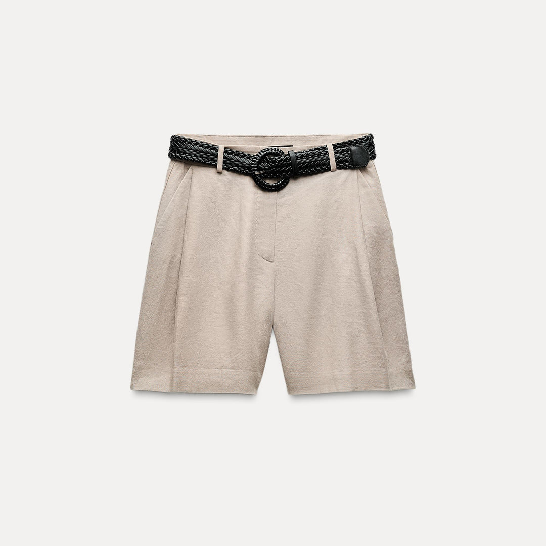 Moudda ZARA - Short à ceinture tressée - Tunisie 2