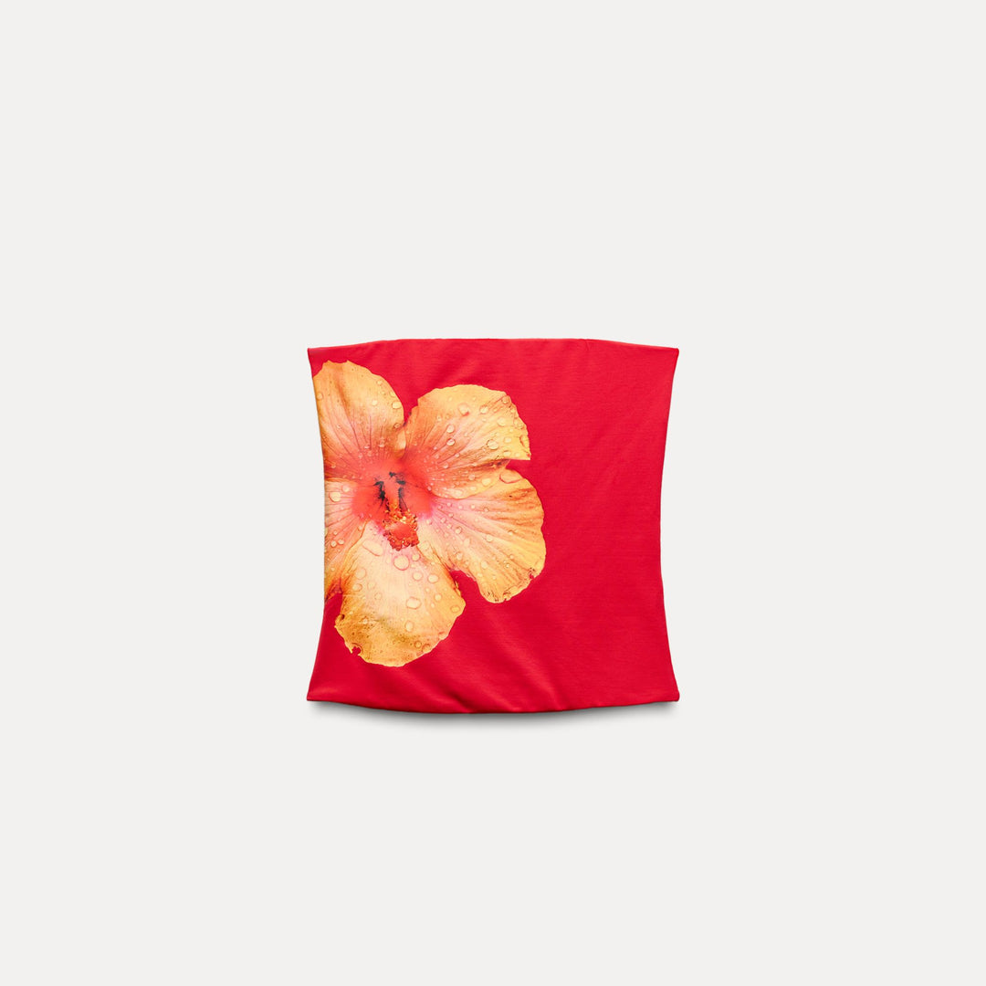 Moudda ZARA - Top Bandeau Imprimé Fleurs Polyamide - Tunisie 1