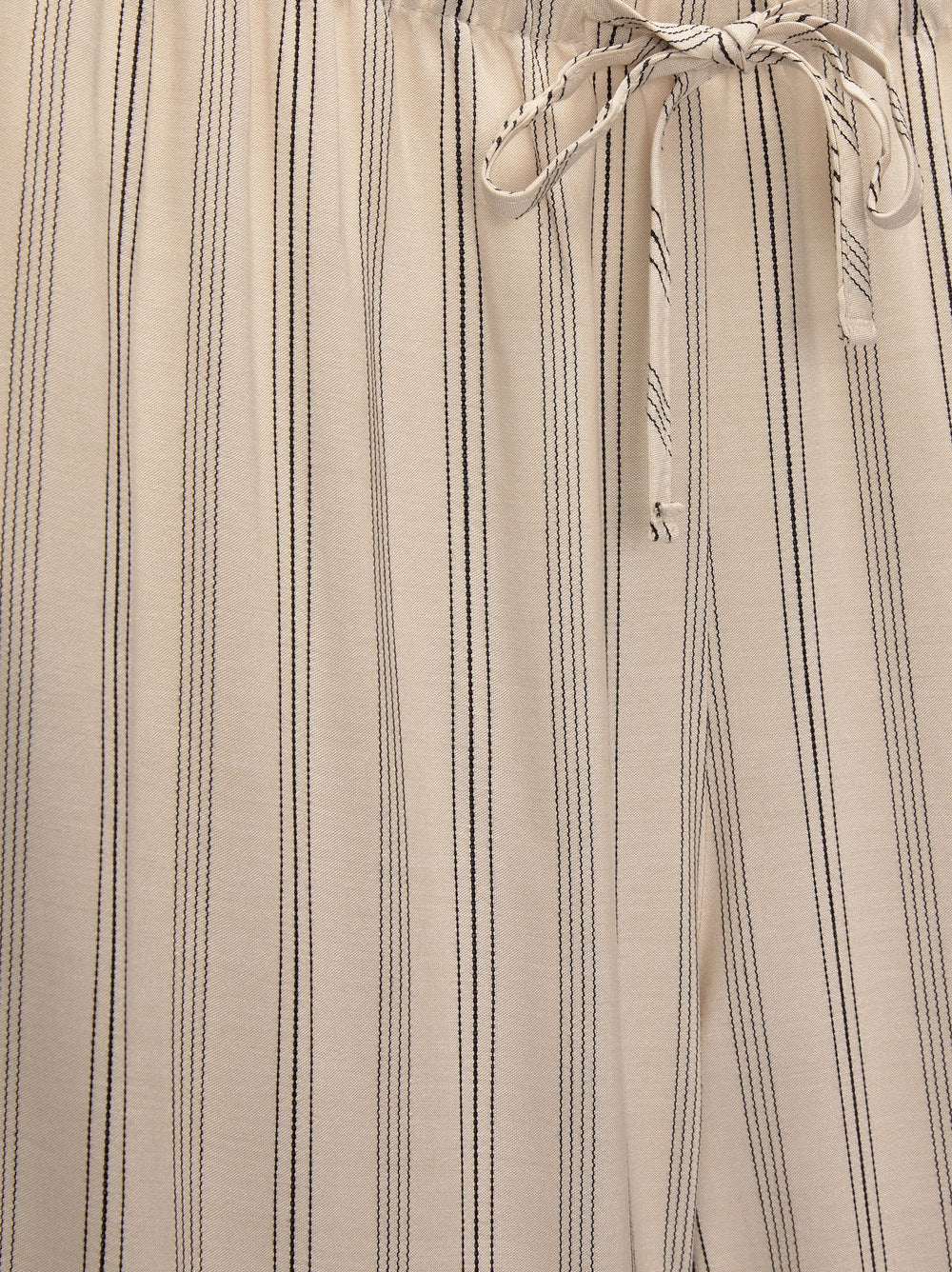 Moudda PULL & BEAR - Pantalon Jambe Large Rayures Écru - Tunisie 2