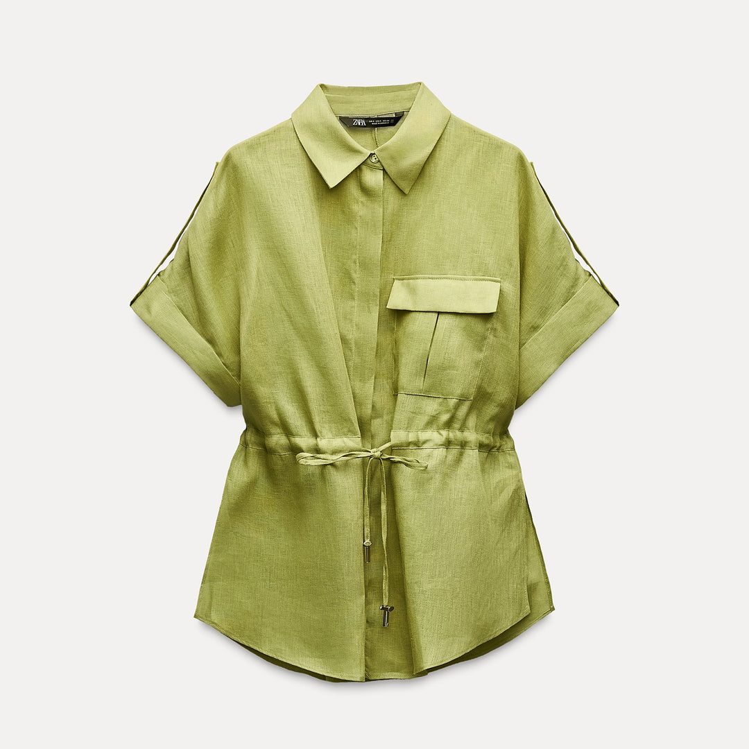 Moudda ZARA - Set chemise safari passants manches ceinture - Tunisie 1
