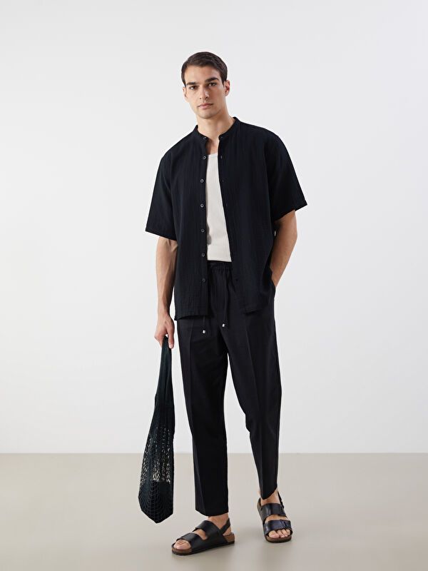 Moudda LC Waikiki - Pantalon tissé moyen Homme Noir - Tunisie 1