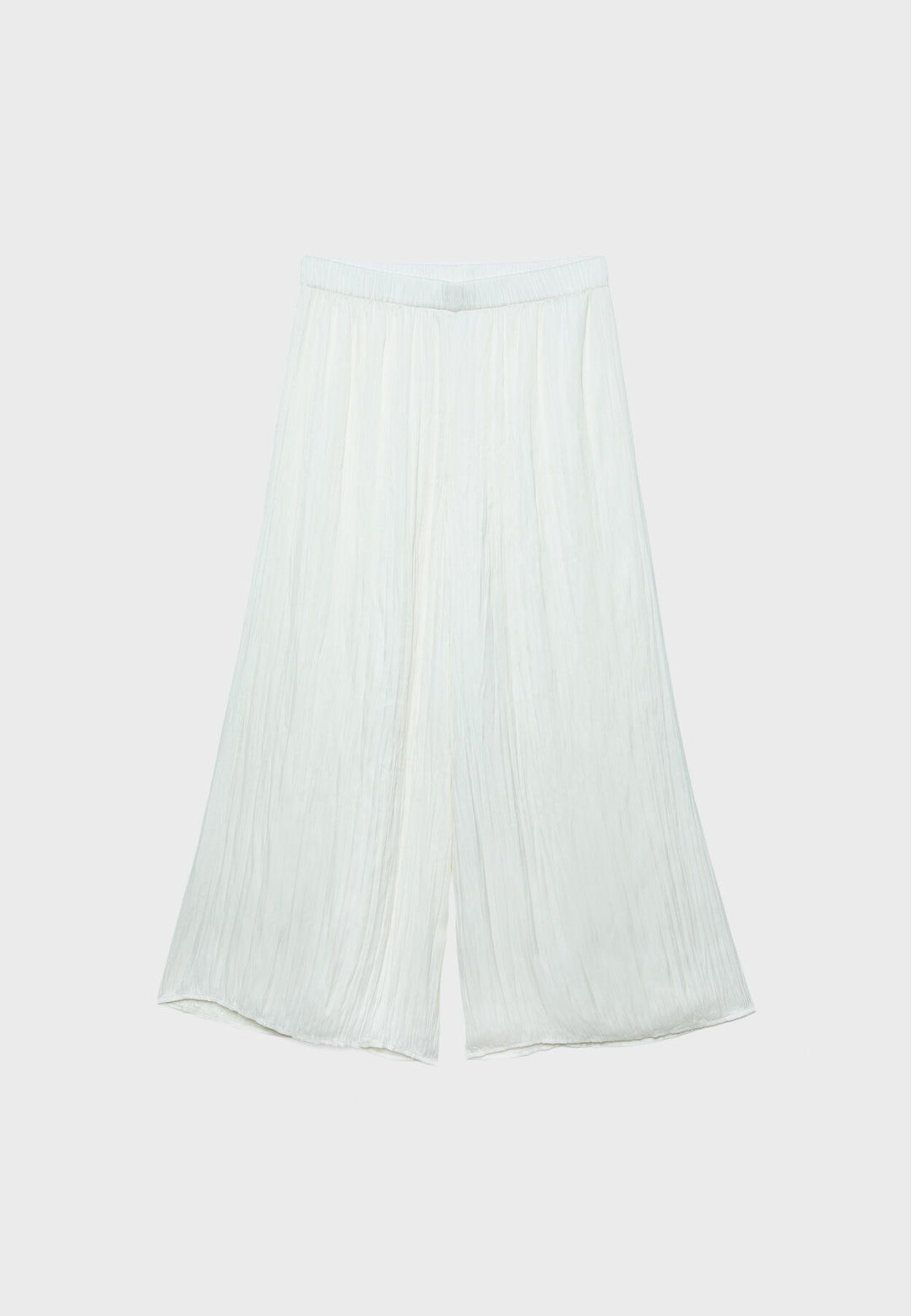 Moudda STRADIVARIUS - Pantalon Culotte en Satin Écru - Tunisie 2