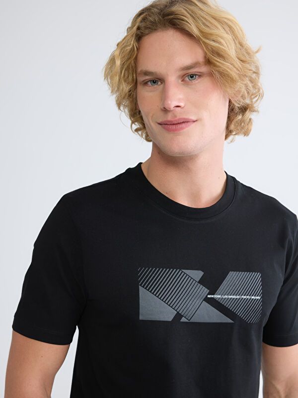Moudda LC Waikiki - T-shirt imprimé manches courtes en jersey pour Homme - Tunisie 1