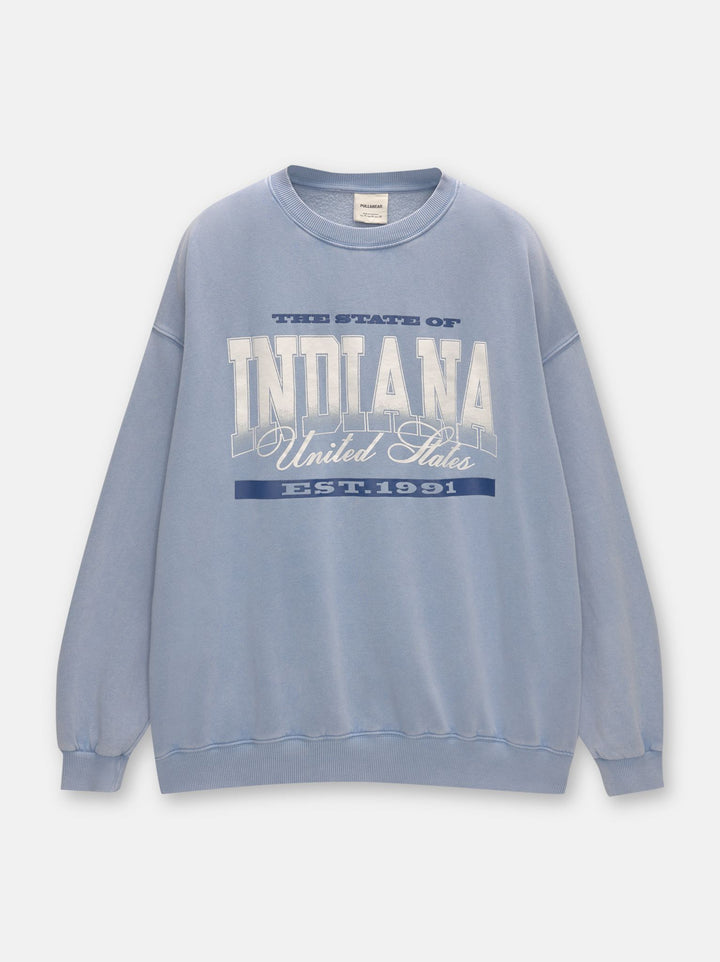 Moudda PULL & BEAR - Sweat Graphique Dégradé - Tunisie 1