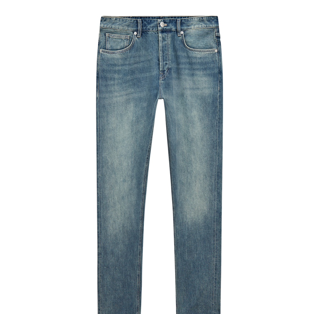 Moudda Massimo Dutti - Pantalon jean vintage selvedge coupe fuselée - Tunisie 1