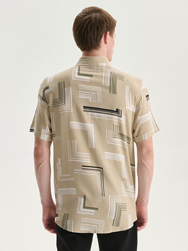 Moudda LC Waikiki - Chemise manches courtes en tissu pour Homme - Tunisie 4